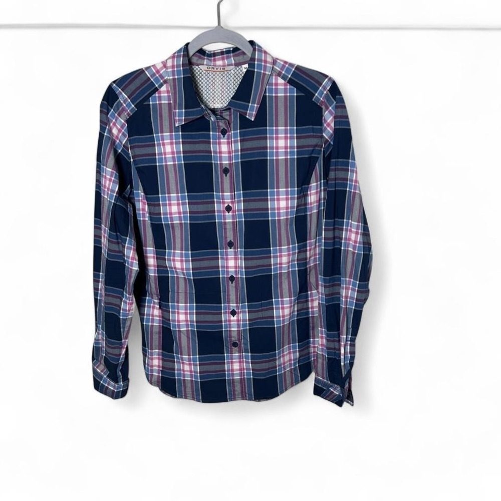 Orvis Women's River Guide Button-Up Long-Sleeved Shirt Medium‎